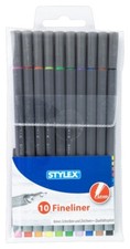Stylex Fineliner, 10 Stück