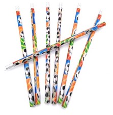 12x Bleistifte Fußball Schule